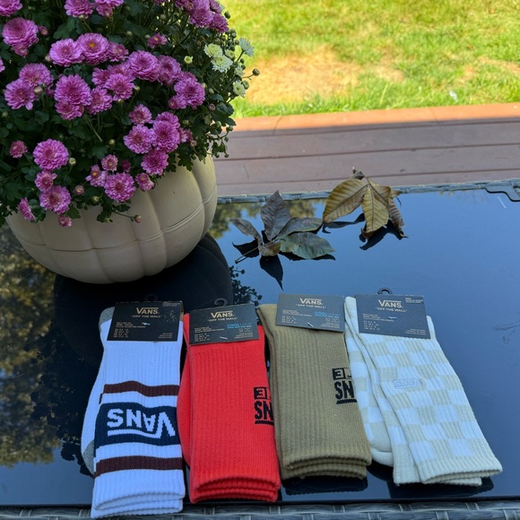 Vans Men's Colorful Crew Socks - Set of 4 - Picture 3 of 7